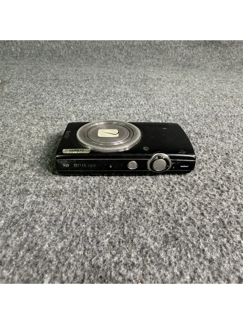 Canon IXUS 185 Digital Camera 20MP Black 8X Zoom Compact Point Shoot Untested